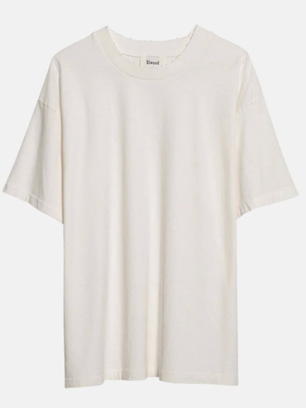 Brand New ELWOOD Oversized Core Tee in White - Unisex